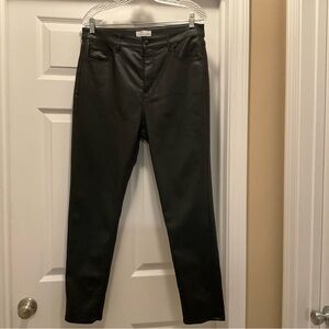 Loft leather coated skinny pants 10/30